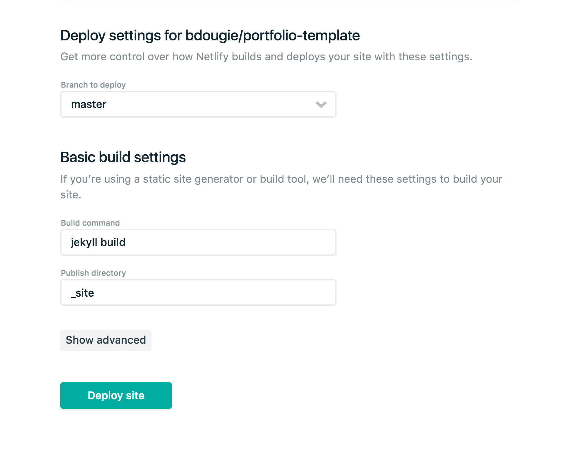 build-settings